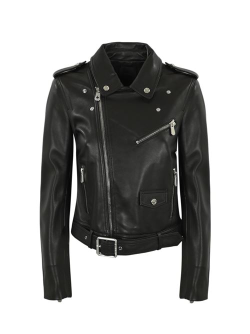 Giubbotto biker Costa rica in nappa PINKO | 103897 A21LM04